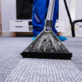What do professional carpet cleaners use to remove stains?