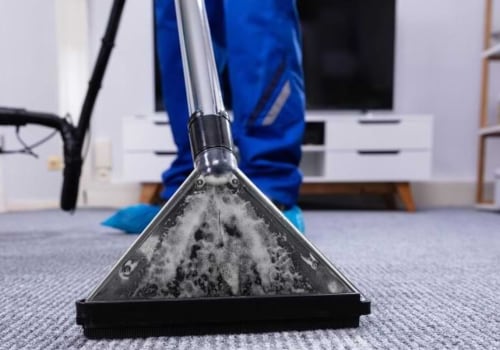 What do professional carpet cleaners use to remove stains?
